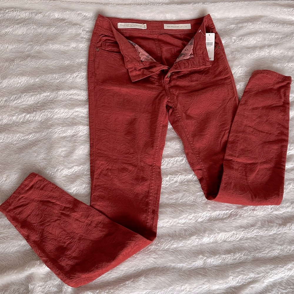 Brand new with tags, I bought the wrong size. Beautiful color and quality.